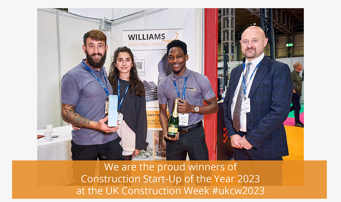 We are the proud winners of Construction Start-Up of the Year 2023 at the UK Construction Week #ukcw2023